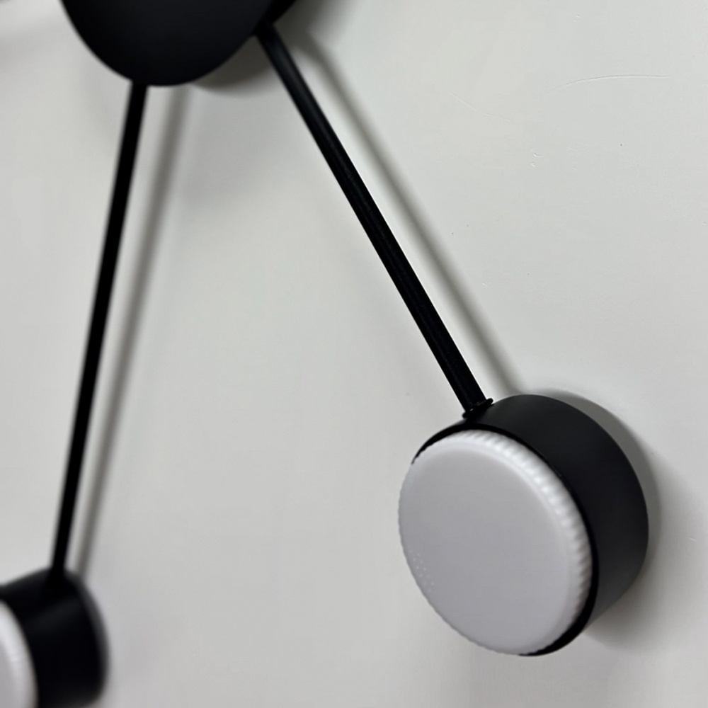 Люстра стельова Luminaria 6xGX53 чорний RAY SLIM 6xGX53 BLACK