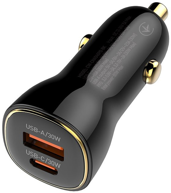 Автомобильное зарядное устройство ColorWay Power Delivery Port PPS USB (60W)