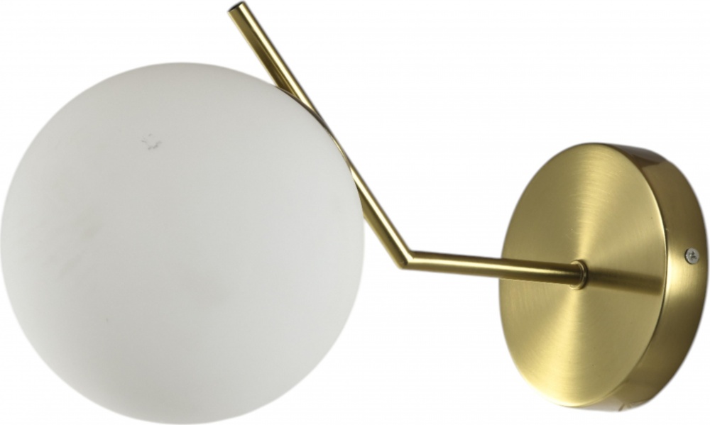 Светильник настенный Sensio Nantes 40 Вт E27 белый/золото ALPL-PL321148W-1