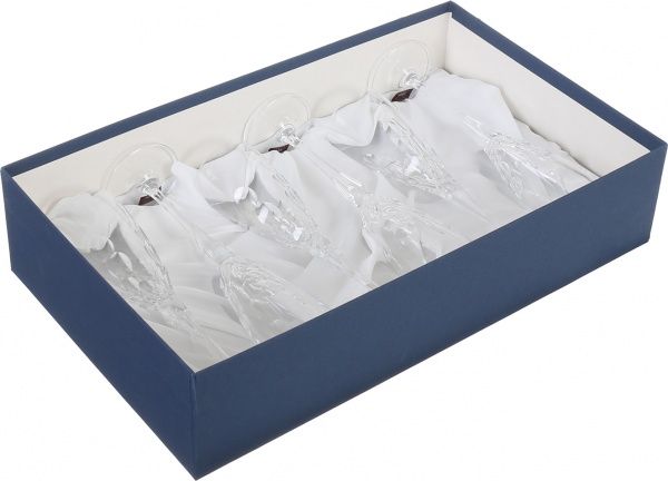 Набор бокалов для шампанского Capri Prilly 180 мл 6 шт. Vema