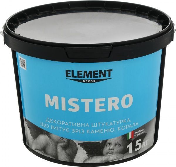 Декоративна штукатурка моделювальна Element Decor Mistero 15 кг напівпрозорий