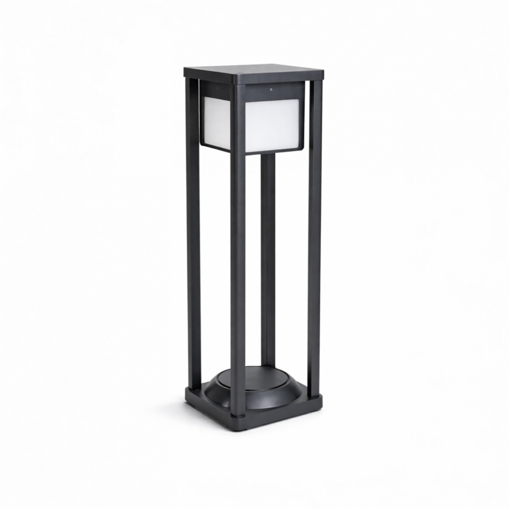 Світильник вуличний підлоговий LIGHT SET PETROS К 151565 GX53 12 Вт IP54 сірий