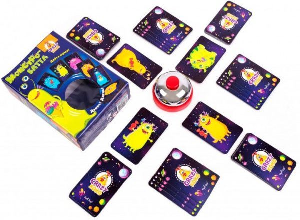 Игра настольная Vladi Toys со звонком Монстро-баттл VT8010-02