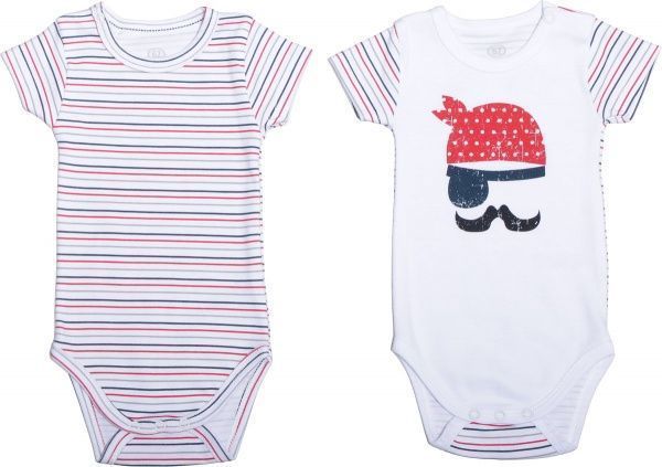 Комбинезон детский Фламинго 2 шт. р.62 белый 642-222-9 