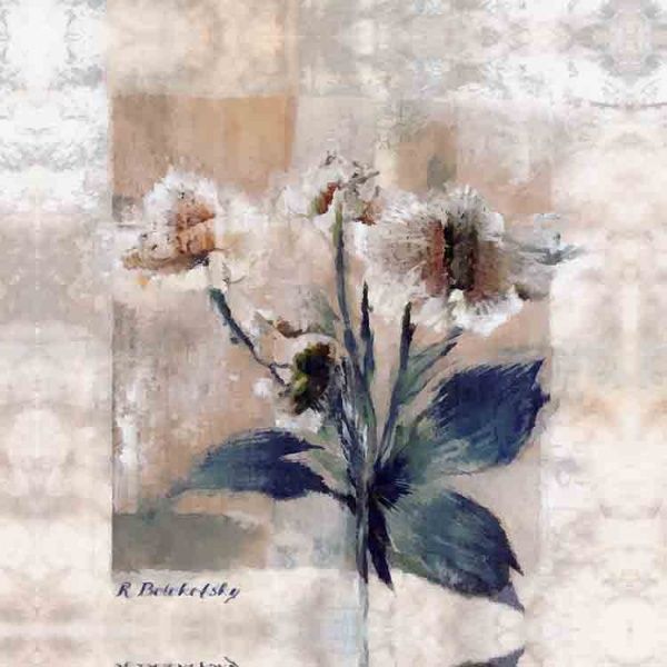 Репродукция Floral 372PF Square 80x80 см RozenfeldArt 