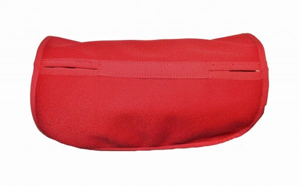 Подушка дорожня Kerdis Валик екозамша червона 
