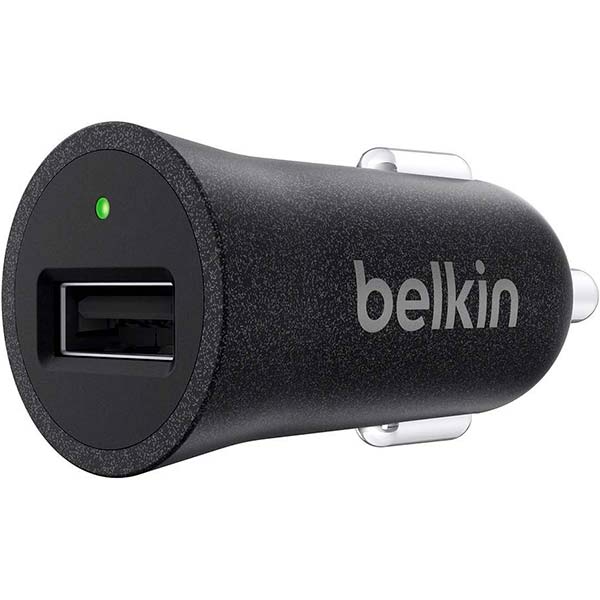 Зарядний пристрій у машину Belkin USB Mixit Premium 2.4Amp Black (F8M730btBLK) 