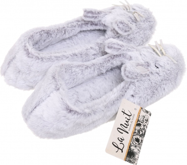 Взуття домашнє La Nuit Зайченя р.40 сірий YH21009 