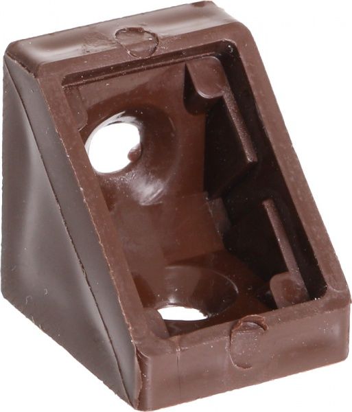 Уголок монтажный 13 одинарный коричневый 10 шт горіх венге