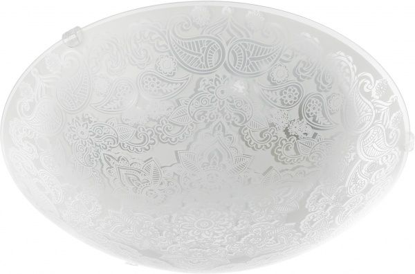 Светильник настенно-потолочный Декора НББ Индия 2x60 Вт E27 белый 24330 