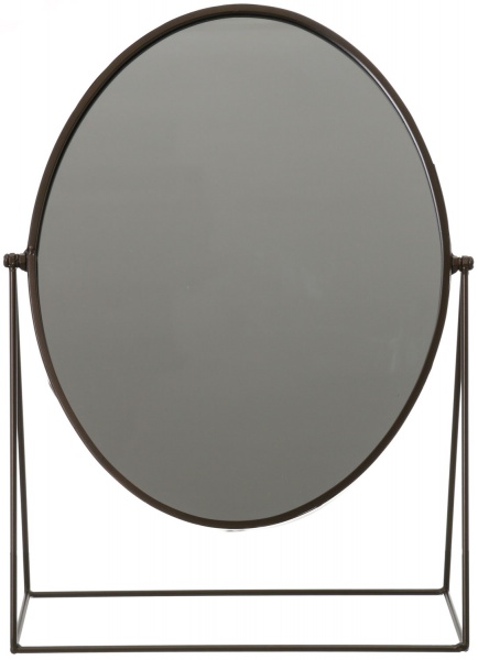 Зеркало косметическое 30x14x43 см черное