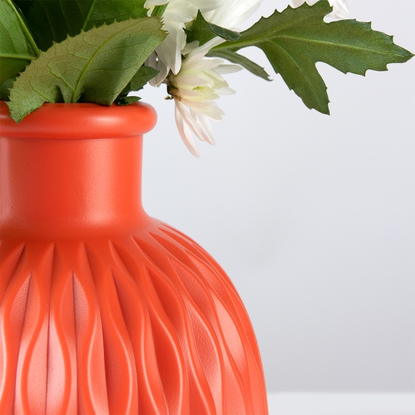 Ваза пластикова MVM DH-FLOWERS-09 CORAL 15 см 