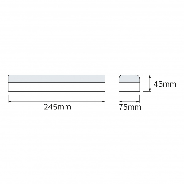 Светильник аварийный HOROZ ELECTRIC MALDINI-2 13 Вт белый 084-014-0002-010 