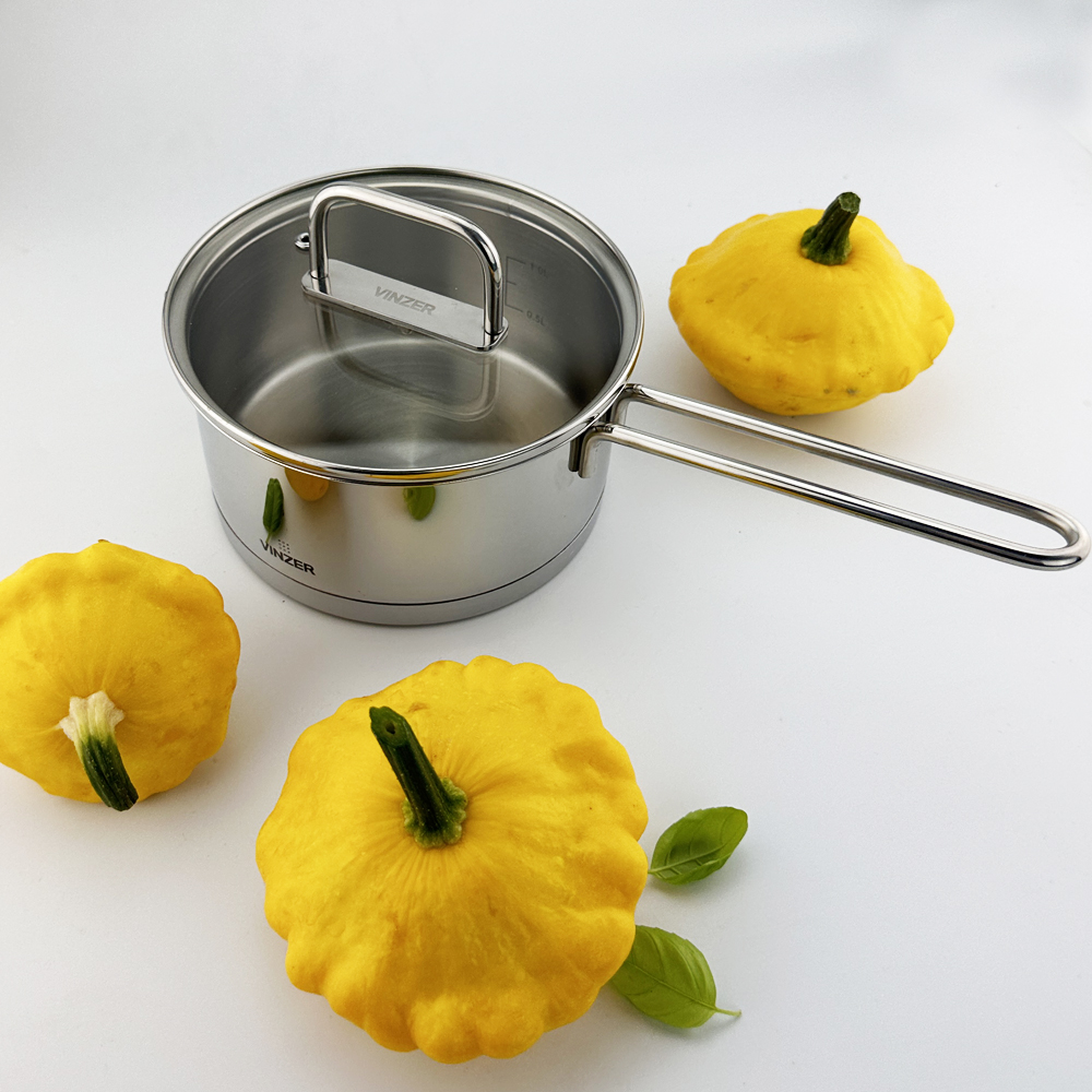 Ківш з кришкою Vinzer Glossy Line 1,5 л 50042