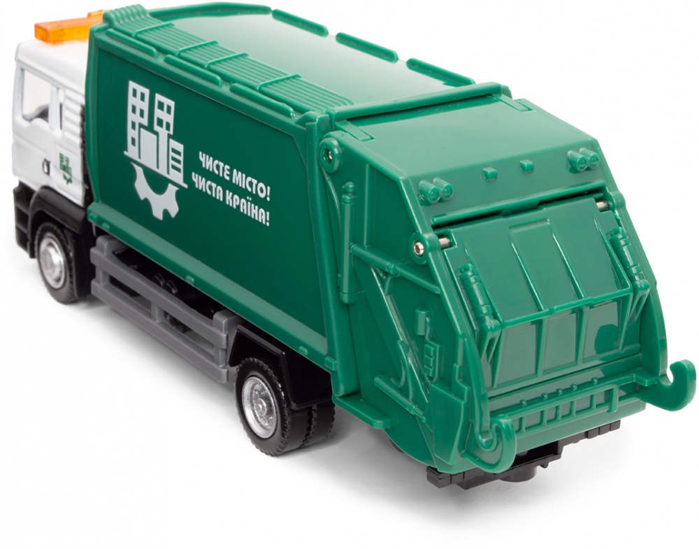Игровой набор TechnoDrive 1:43 Мусоровоза Man с аксессуарами. 250431U