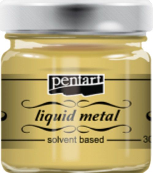 Фарба з ефектом рідкого металу бронза 30 мл Pentart
