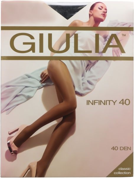 Колготки Giulia INFINITY 40 den nero р. 2 черный 