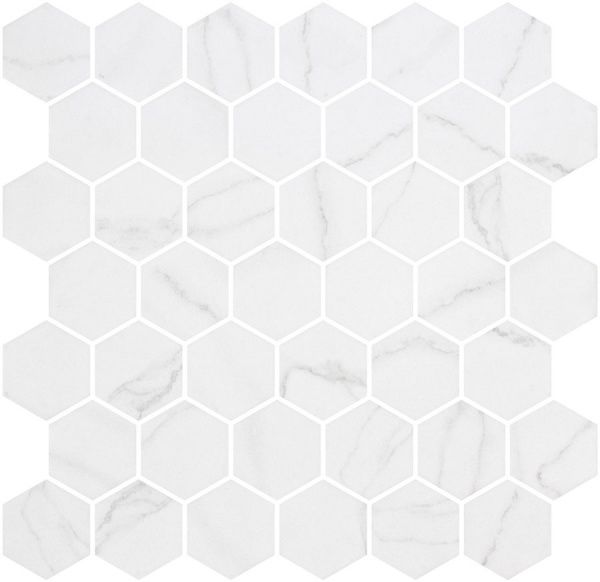 Плитка Onix Hex XL Venato White Matte (BLISTER) 28,6x28,4 