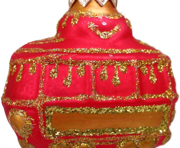 Декорация новогодняя Формовая игрушка в ассортименте 7 см 