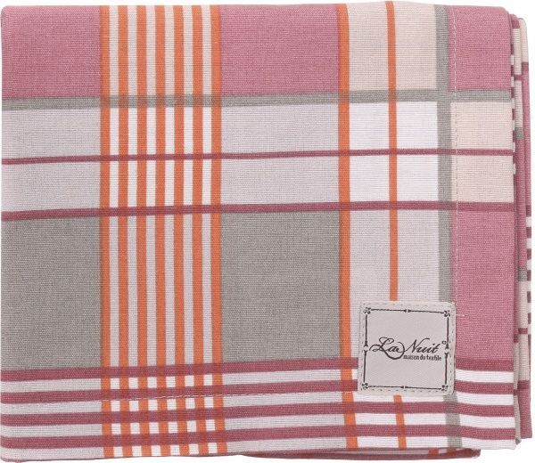 Раннер Шато клетка 40x140 см розовый La Nuit 