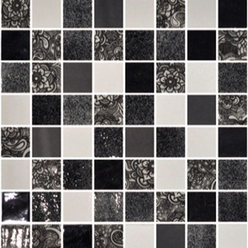 Плитка Onix Deco black & white Blist 31x31 