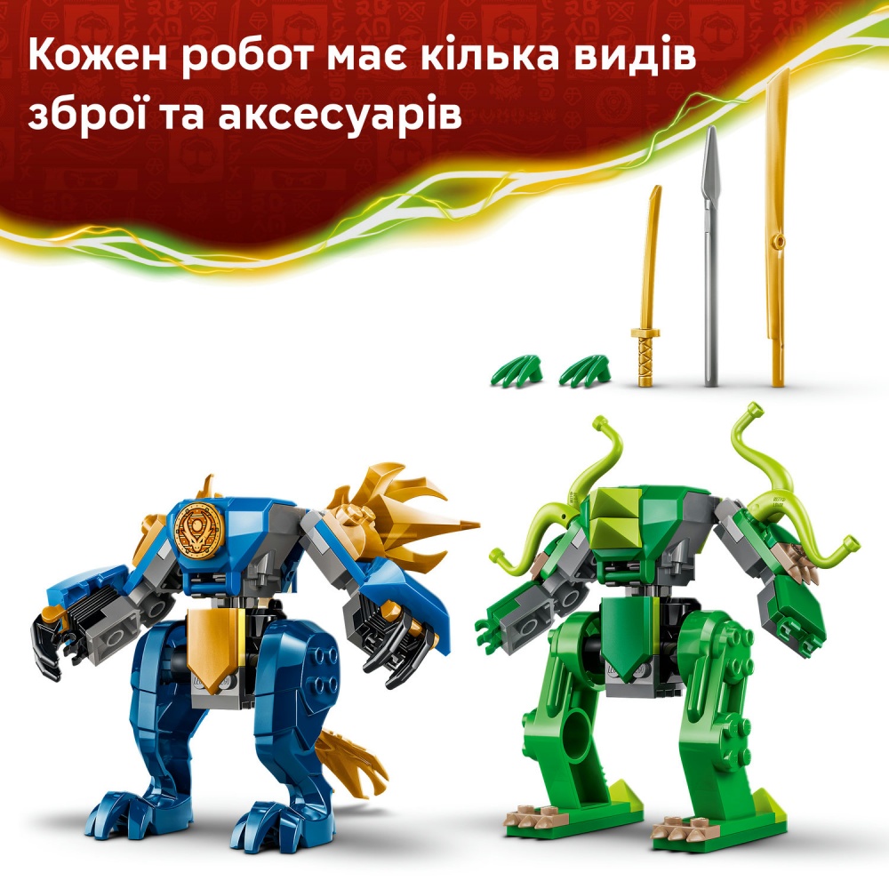 Конструктор LEGO NINJAGO Битва работа дракона Джея 71853