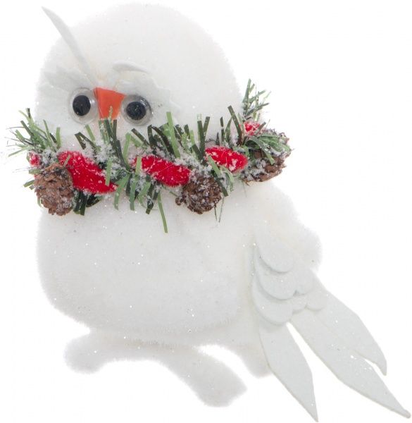 Декоративная фигура Сова с венчиком 12х14 см 14 см 