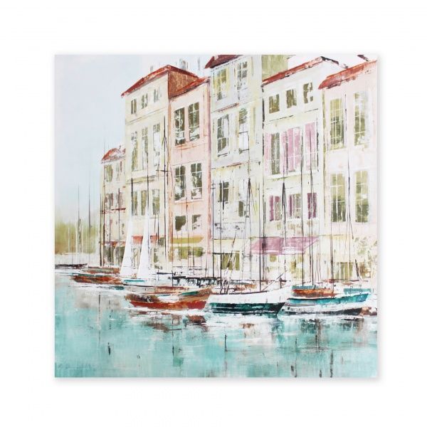 Репродукция на холсте Амстердам 80x80 см 