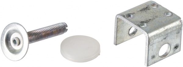 Меблева ніжка DC М10 60 мм П-образным креплением 