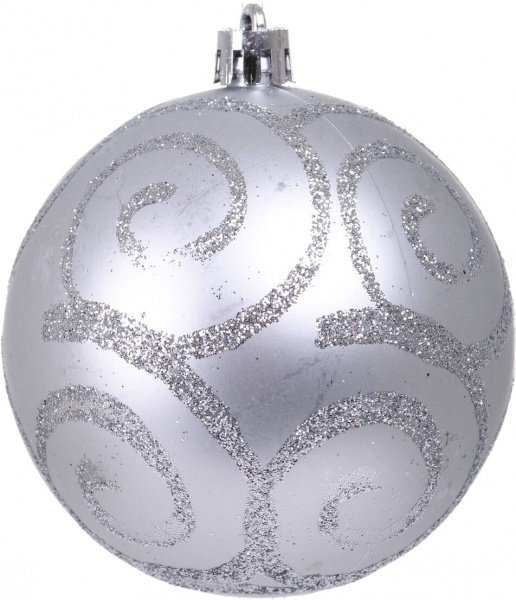 Набір ялинкових іграшок бурульки і кулі в асортименті 75 шт./уп.