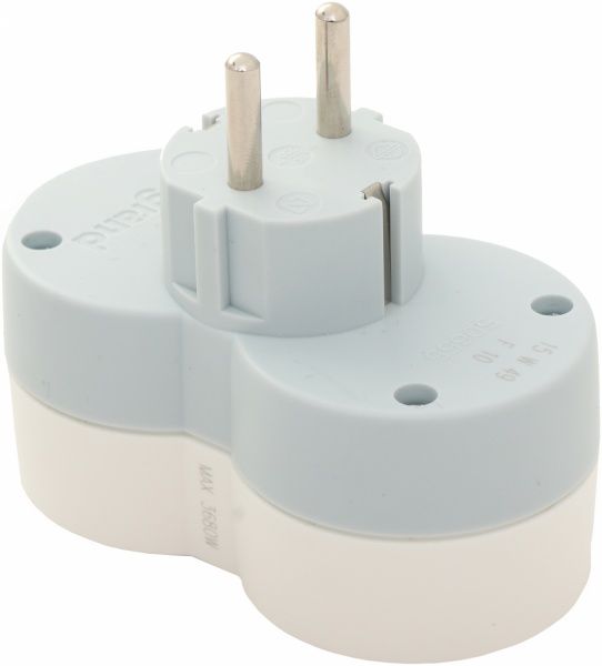 Двойник Legrand 2P+E с заземлением 2 гн. белый 50655 