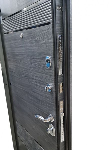 Двері вхідні Булат Статус 518 венге сірий 2050x950мм ліві