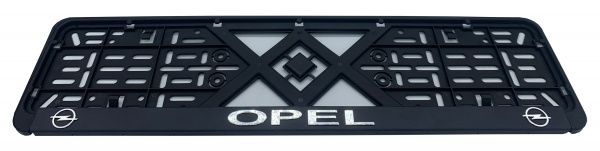 Рамка під номерний знак рельєфна Opel