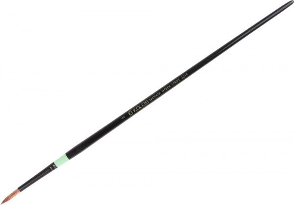 Кисть Green stripe 1019 № 8 синтетика круглая KOLOS 
