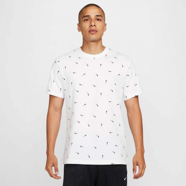 Футболка Nike CLUB TEE AOP DR7909-100 р.S білий