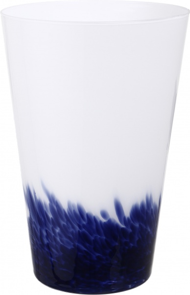 Ваза Wrzesniak Glassworks Confetti 35 см кобальт 