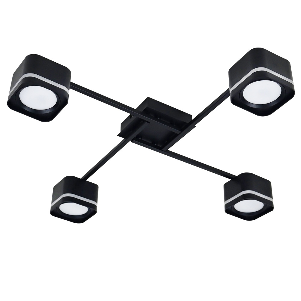 Люстра потолочная Victoria Lighting 4xGX53 черный Peach/PL4 black