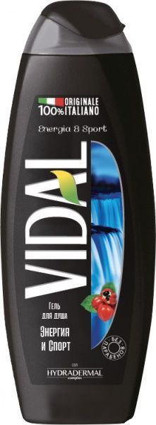 Гель для душа Vidal Энергия и спорт 500 мл