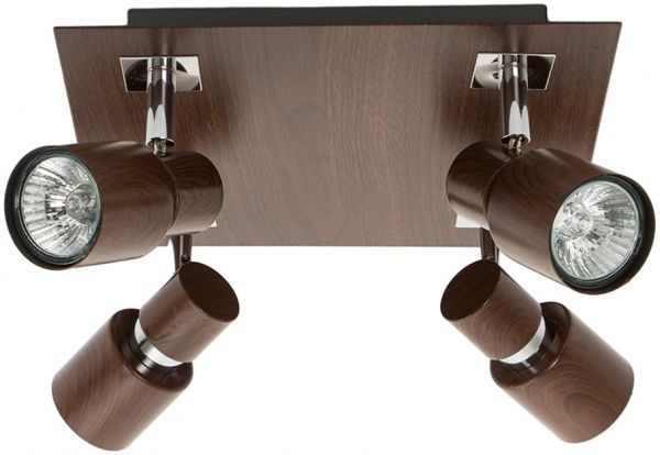 Спот Rabalux Merkur 4x50 Вт GU10 венге 6654 