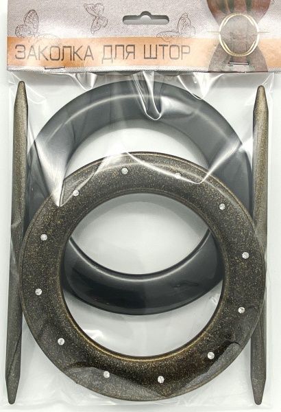 Декор Круг со стразами d150 мм старое золото С002-15 MISLT