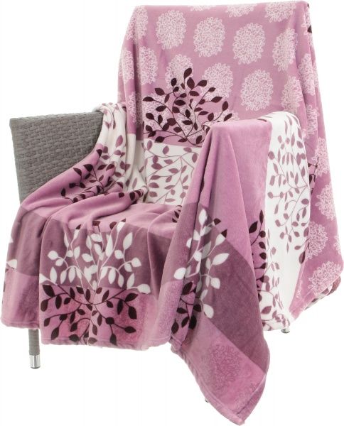 Плед Frannel Tree 160x200 см розовый La Nuit 