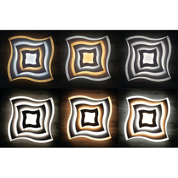 Люстра светодиодная Hopfen Vortex с пультом ДУ 100 Вт белый 