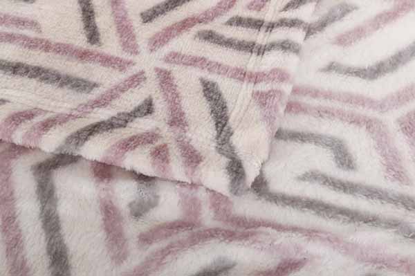 Плед Frannel Metrix 200x220 см сірий La Nuit 