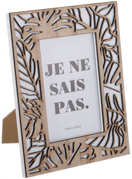 Рамка для фото Je ne sais pas 1 фото 10x15 см бежевий 