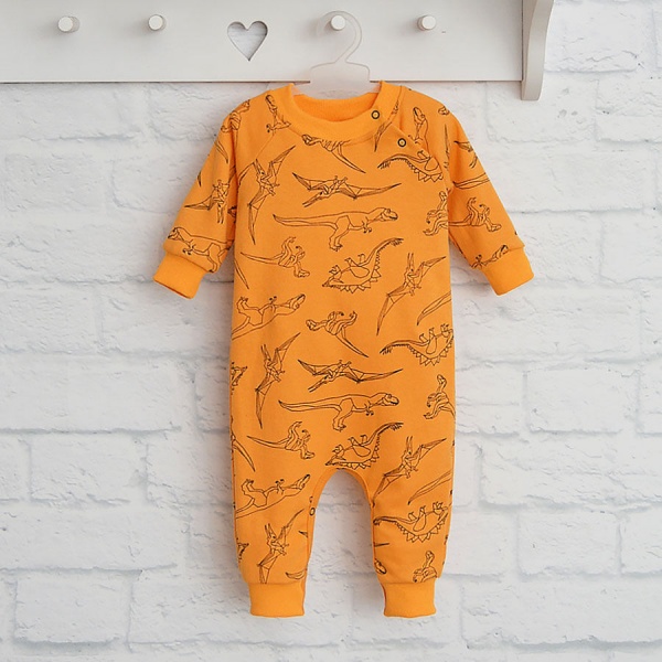 Ромпер-реглан унісекс Blanka Діно р.92 коричневий 110114 