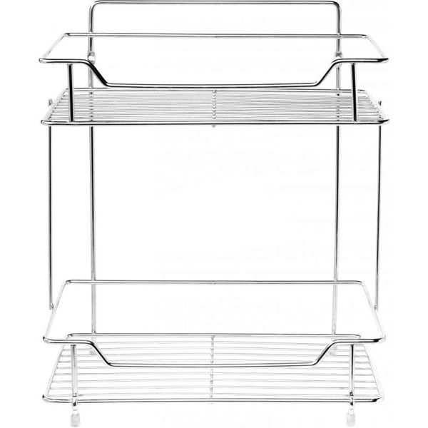 Полиця Lemax 2-х рівнева ЕВА-5001S/S для ванної кімнати 290х160х365 мм 