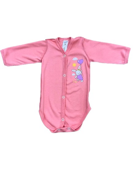 Боди для девочки Bambinelli р.56 коралловый Б302-4 