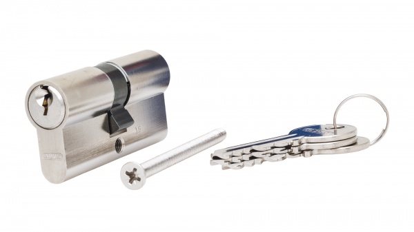 Цилиндр Abus E50 35x35 ключ-ключ 70 мм матовый никель 2240631722010
