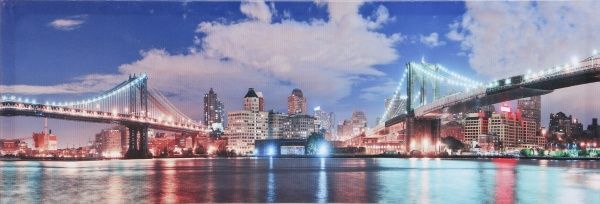 Репродукция Город 828-1 28x80 см 