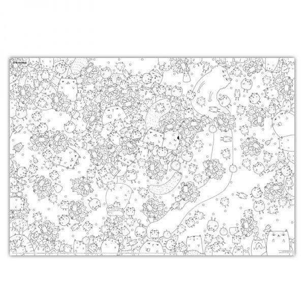 Раскраска «Веселые Коты» 978-617-7542-12-3